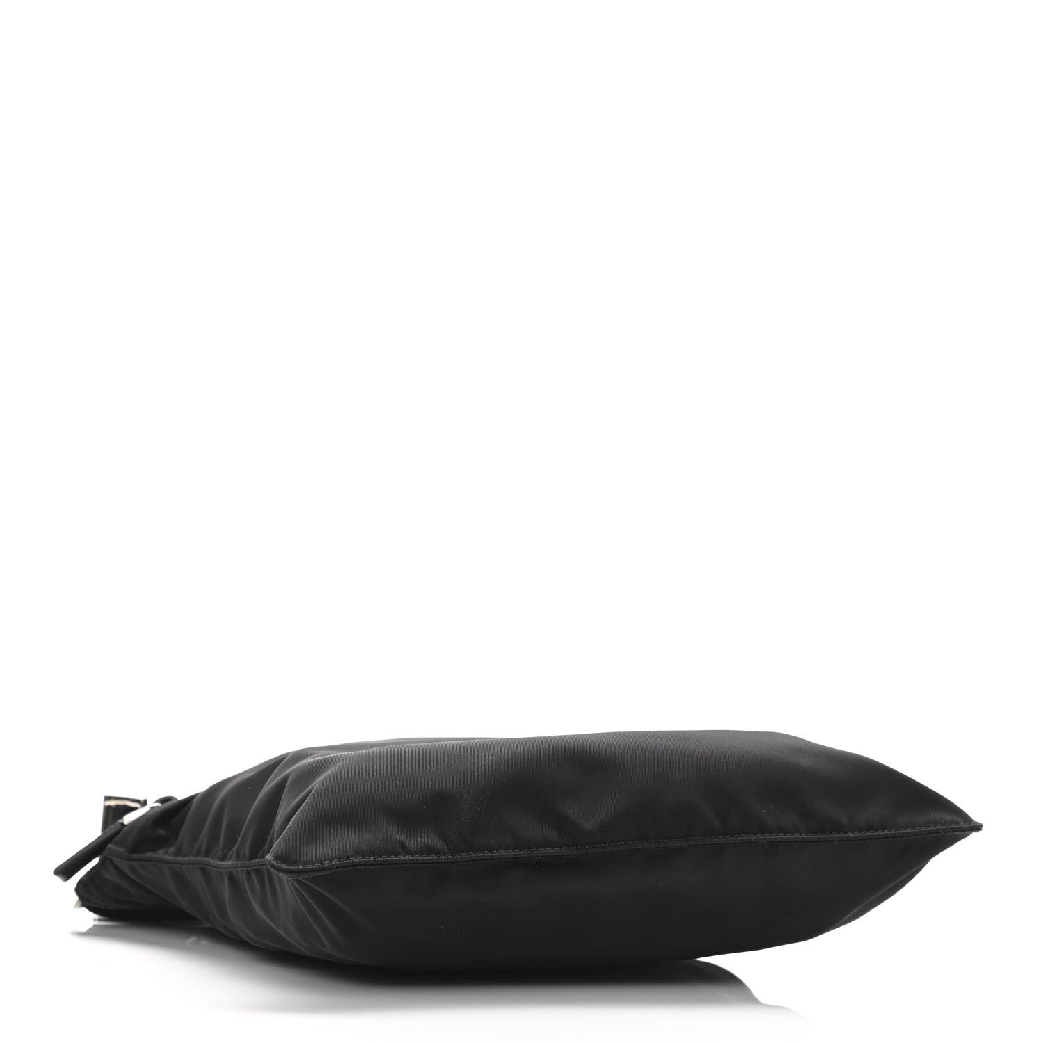 Prada Nylon Vela Flat Messenger Bag Black 4 of 8