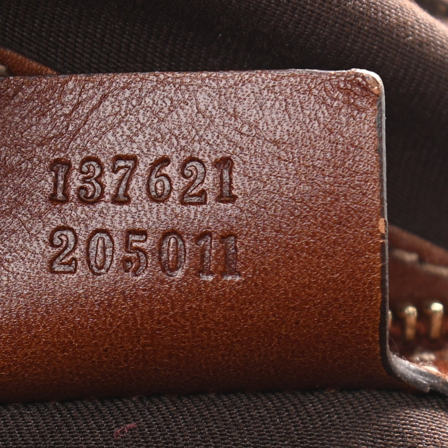 Gucci Calfskin Pelham Shoulder Bag Brown 7 of 15