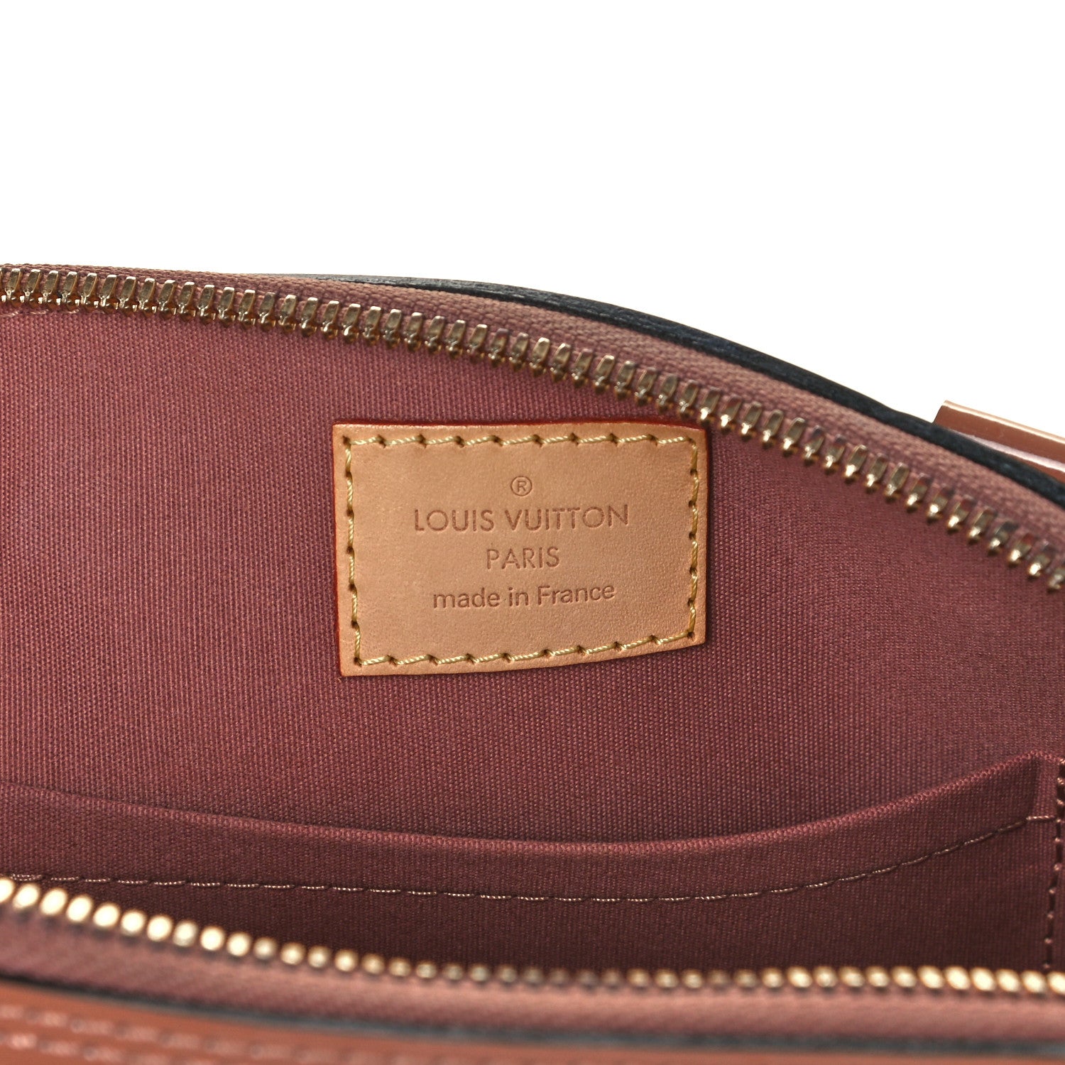 Louis Vuitton Vernis Alma BB Rose Velours 6 of 11