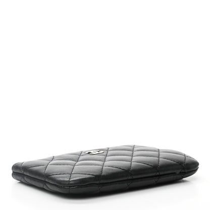Chanel Lambskin Quilted Small Cosmetic Case Black 4 of 7