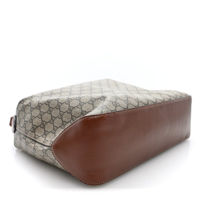 Gucci GG Supreme Monogram Large Linea A Hobo Light Brown 4 of 10