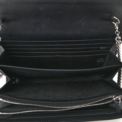 Gucci GG Supreme Monogram Mini Dionysus Chain Wallet Beige Black 4 of 5