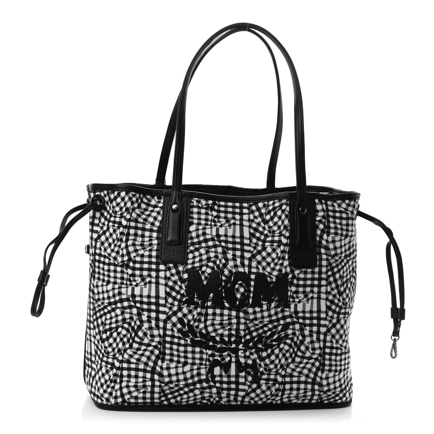 Visetos Medium Liz Reversible Shopper Tote Black