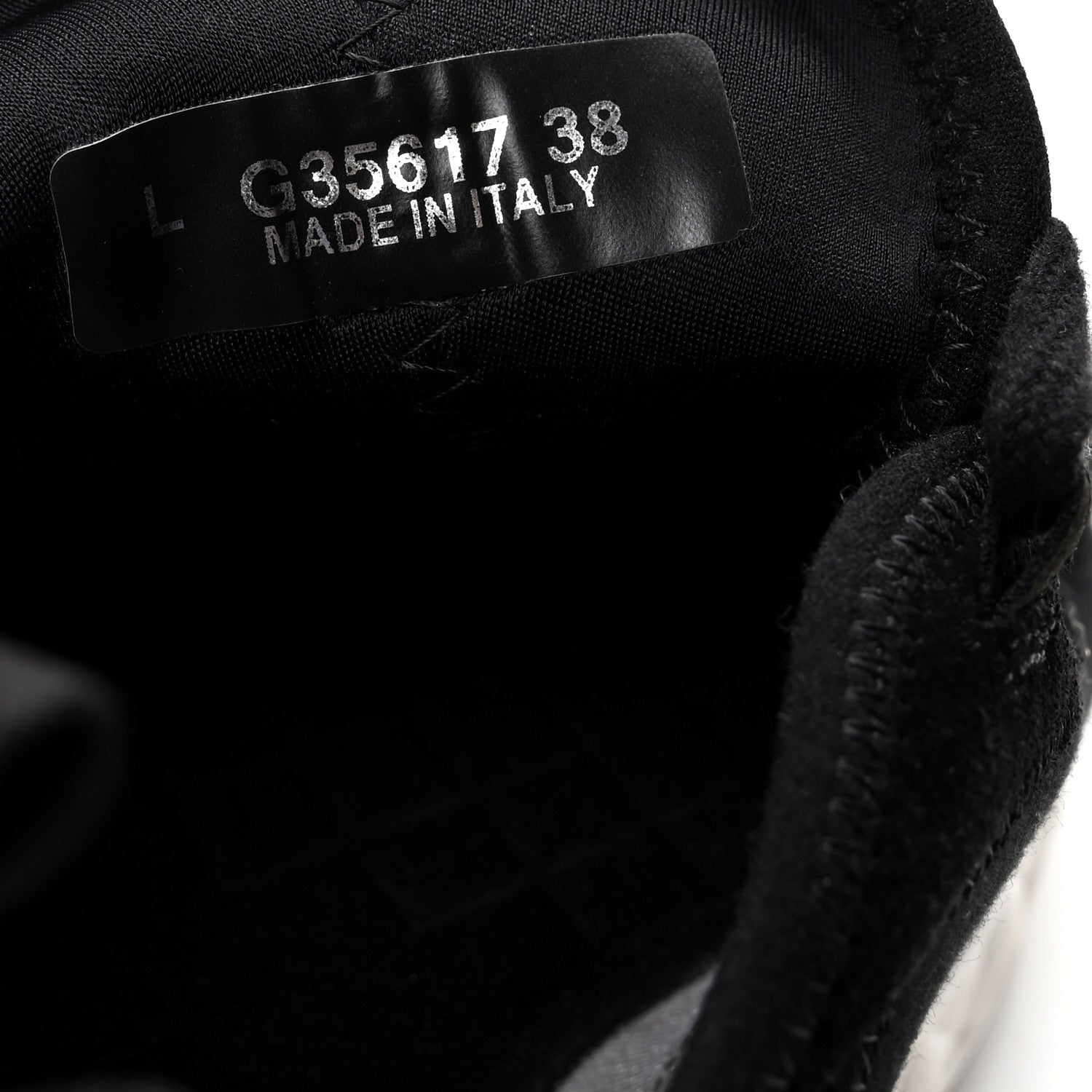 Chanel Velvet Calfskin Mixed Fibers CC Sneakers 38 Black 9 of 9