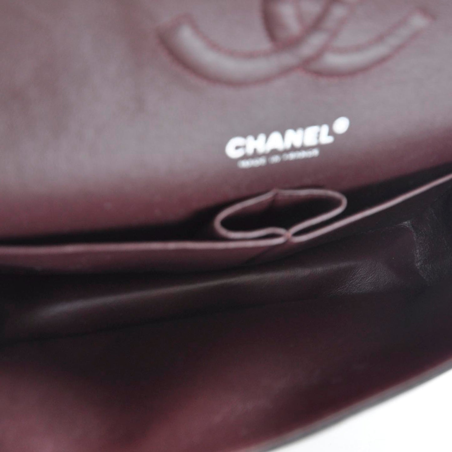 Lambskin Medium Double Flap Black