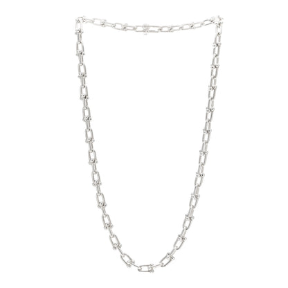 Tiffany Sterling Silver Medium HardWear Link Necklace 2 of 3