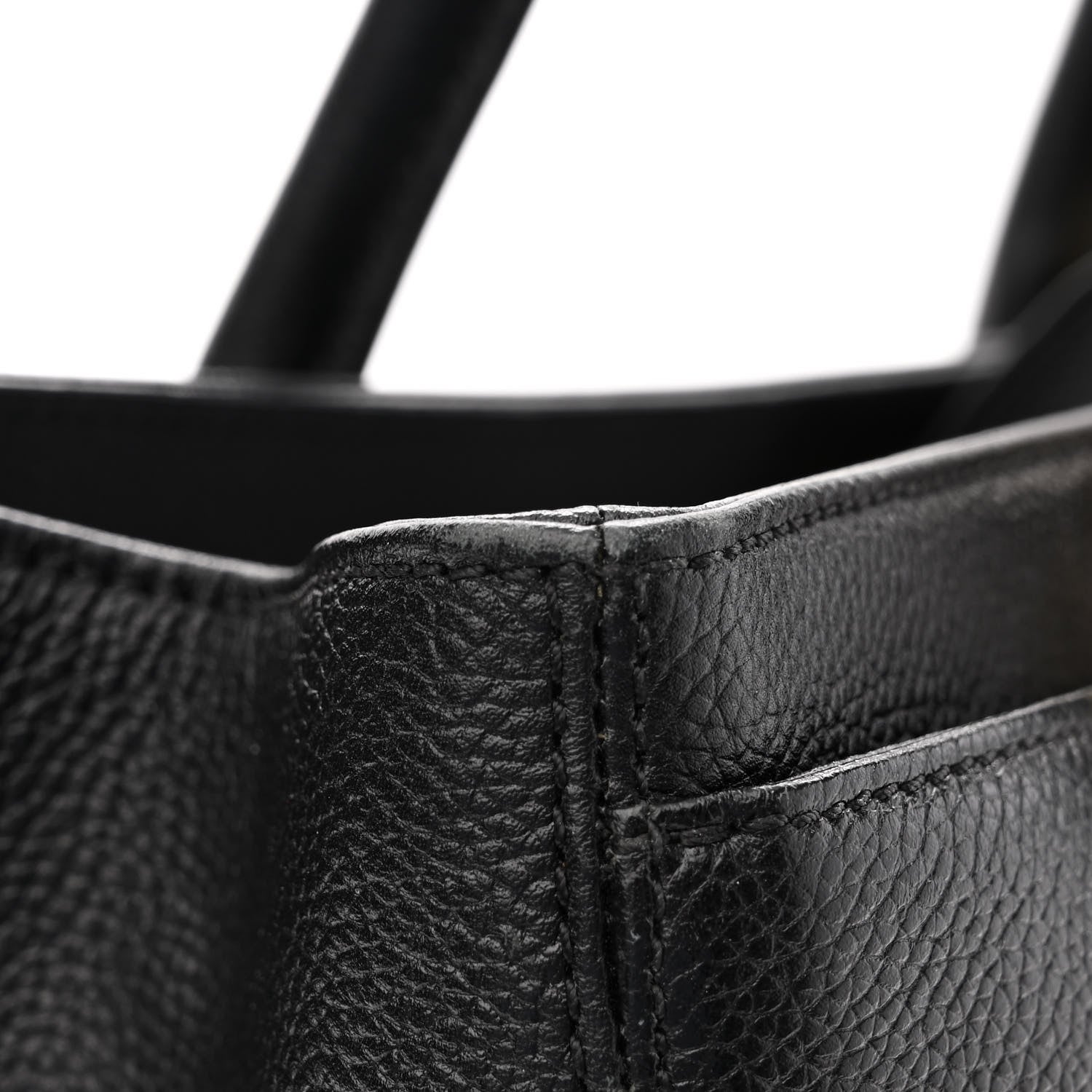 Chanel Calfskin Cerf Executive Shopper Tote Black 9 of 9