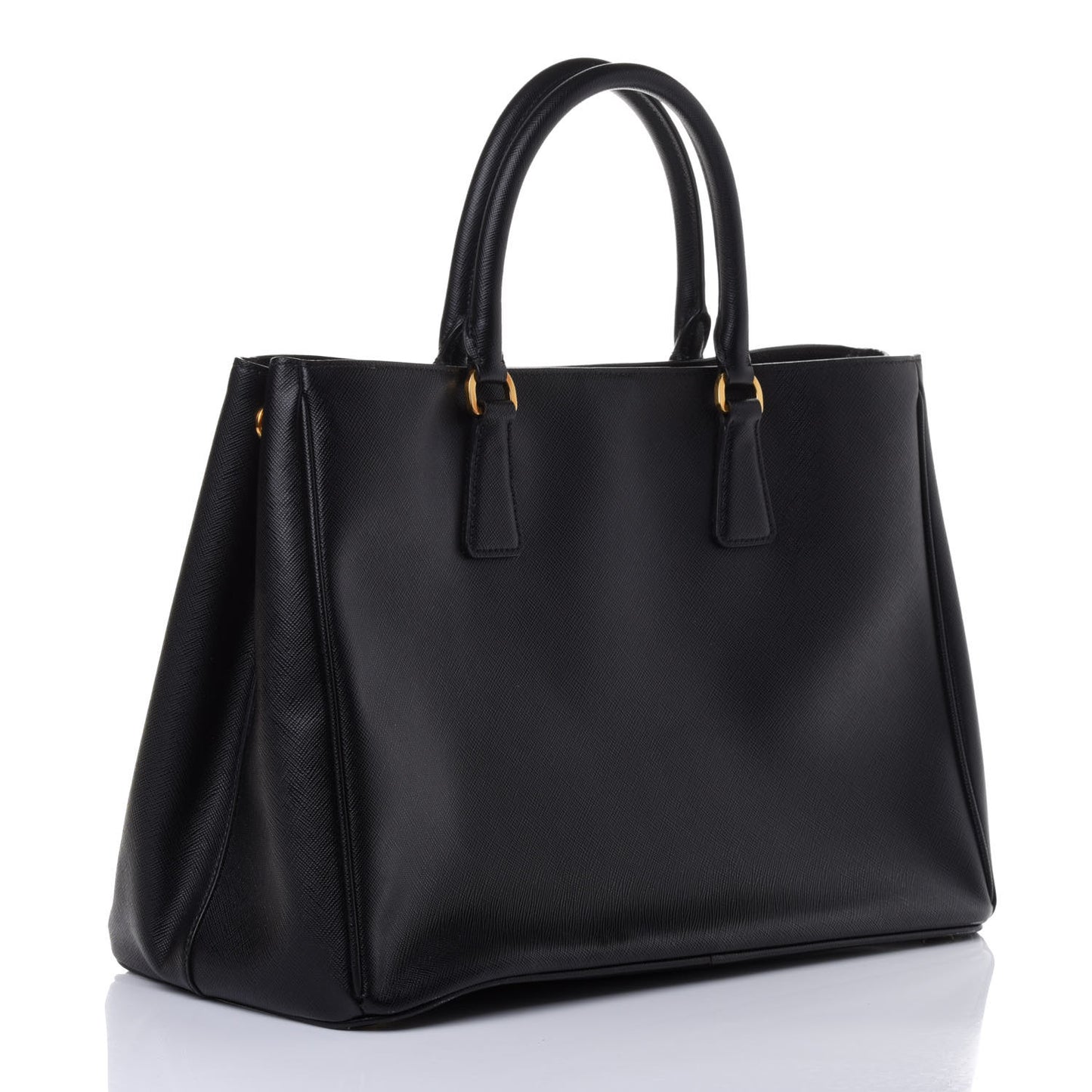 Saffiano Lux Large Tote Black