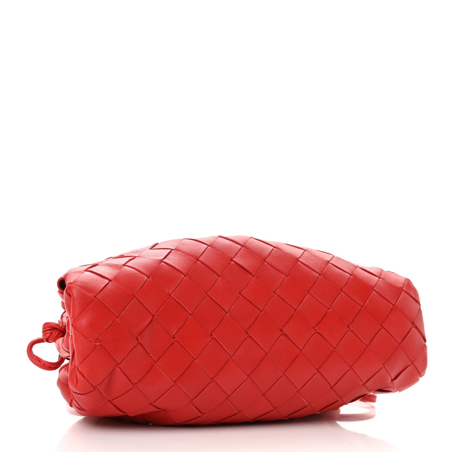 Nappa Intrecciato The Mini Pouch Bright Red