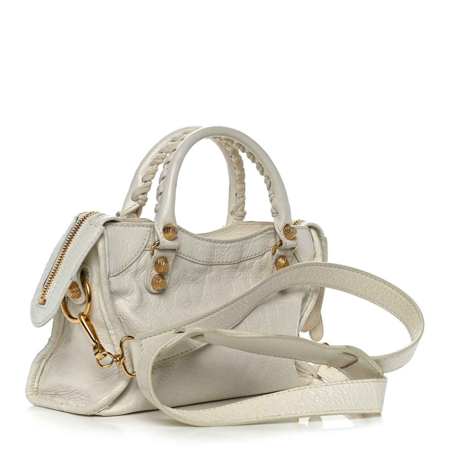 Agneau Giant 12 Gold Hardware Mini City Ivory
