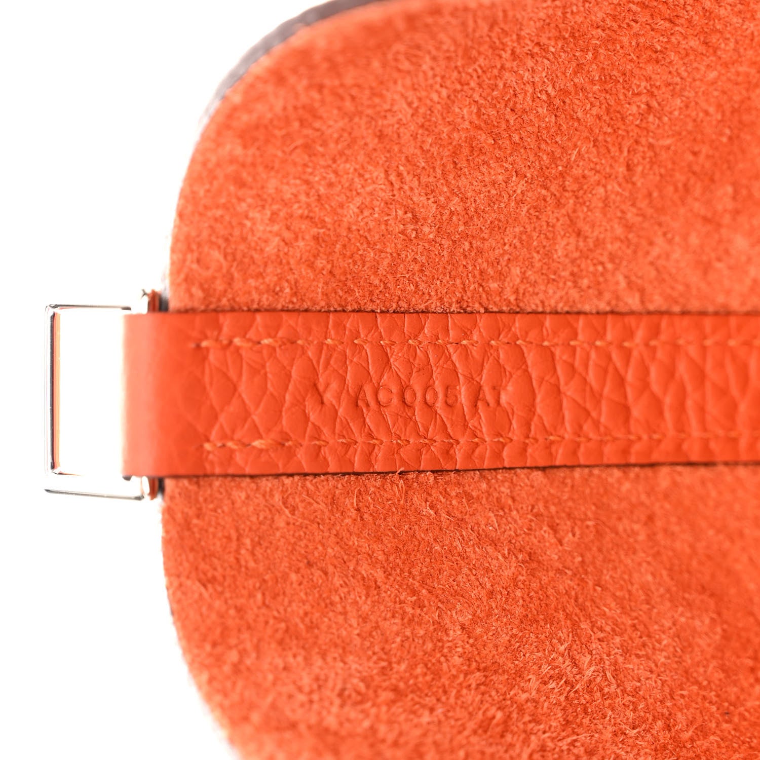 Hermes Taurillon Clemence Picotin Lock 22 MM Orange 7 of 10