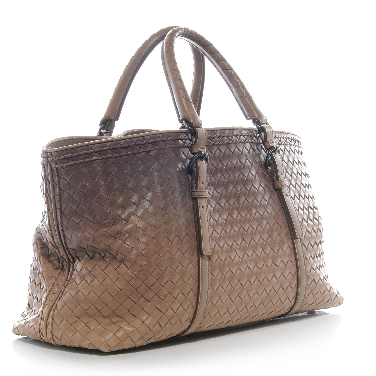 Nappa Intrecciato Large Ombre Tote