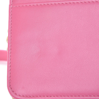 Chanel Caviar Quilted Boy Wallet On Chain WOC Pink 11 of 14
