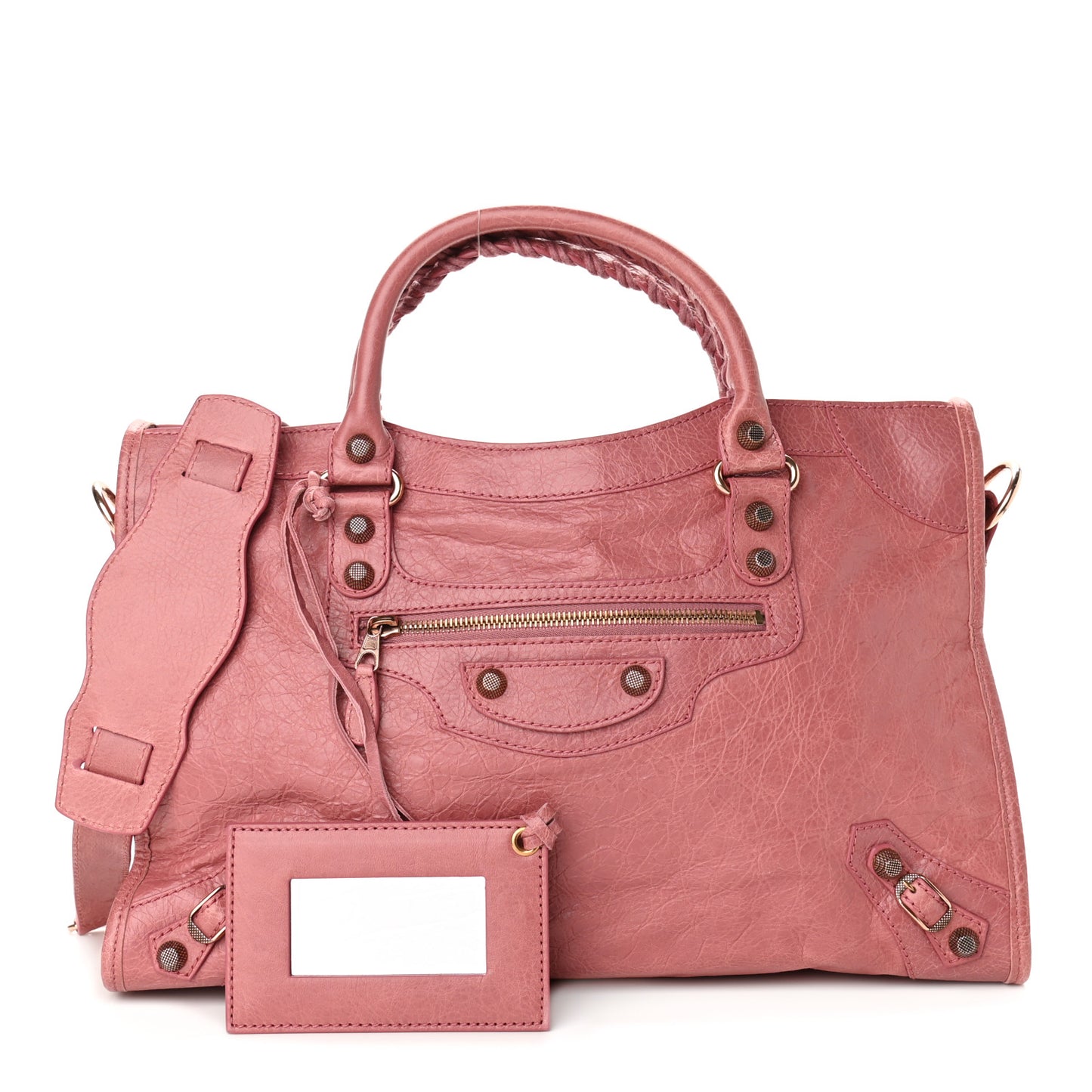Agneau Giant 12 Rose Gold Hardware City Rose Bruyere