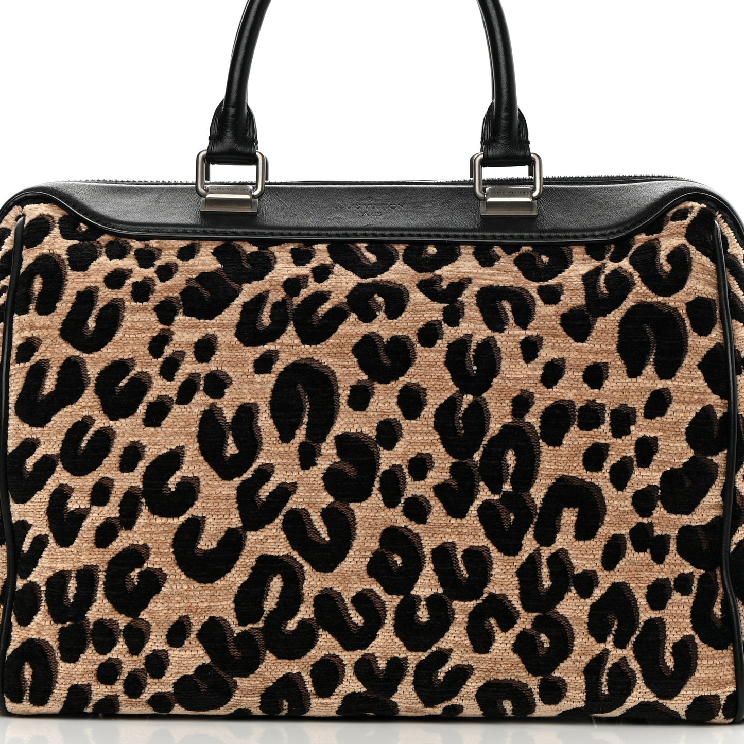 Jacquard Velvet Leopard Print Stephen Sprouse Speedy