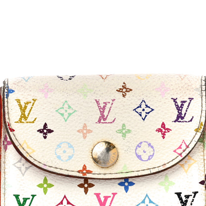 Louis Vuitton Monogram Multicolor Business Card Holder White Litchi 7 of 27