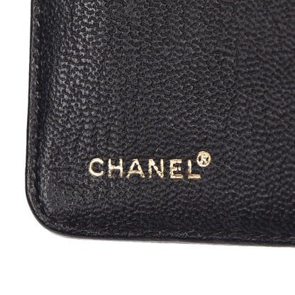 Chanel Goatskin Small Ring Agenda Planner Black 6 of 7