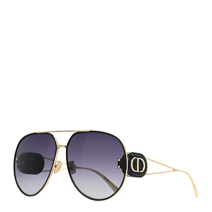 Christian Dior Metal DiorBobby A1U Aviator Sunglasses Black 1 of 8