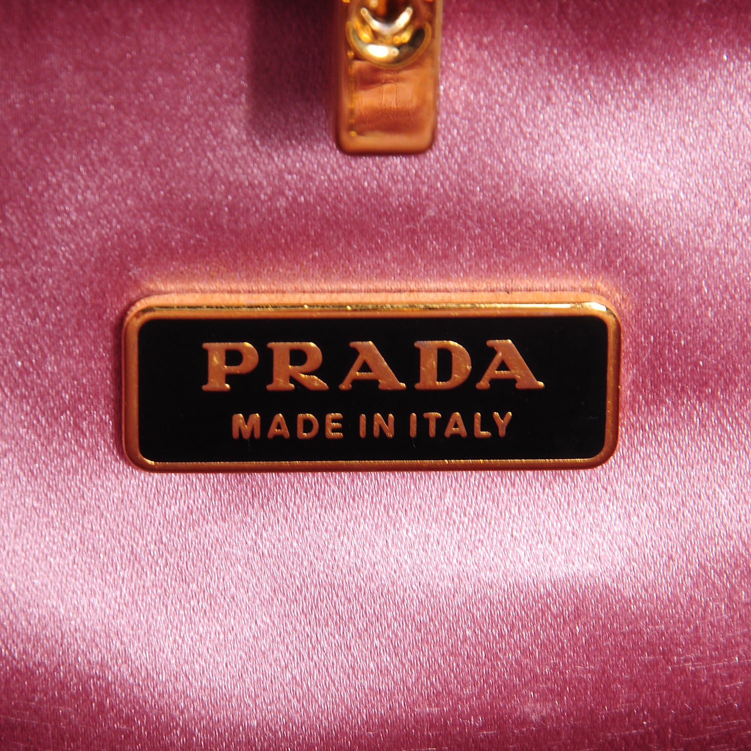 Prada Satin Box Clutch Black 6 of 8