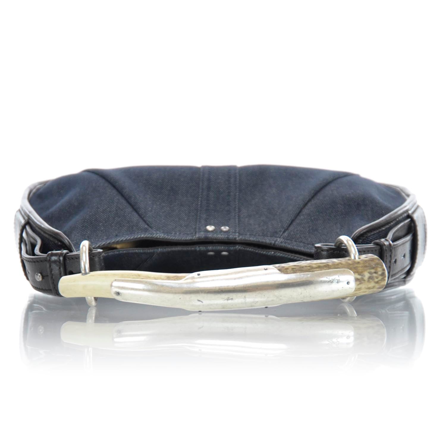 Saint Laurent Denim Mombasa Hobo 4 of 12