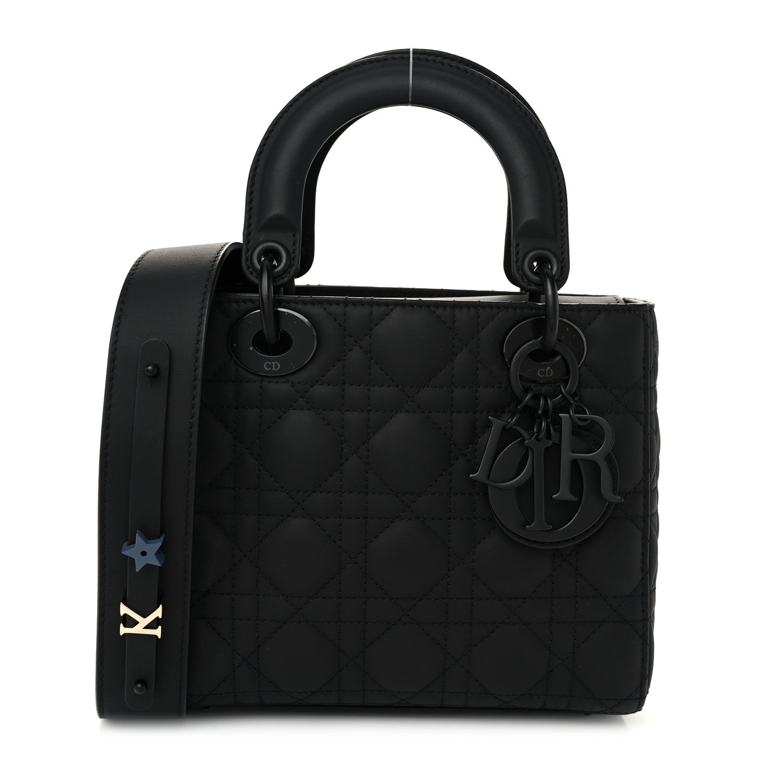 Christian Dior Ultra Matte Calfskin Cannage Small My ABCDior Lady Dior Black 1 of 10