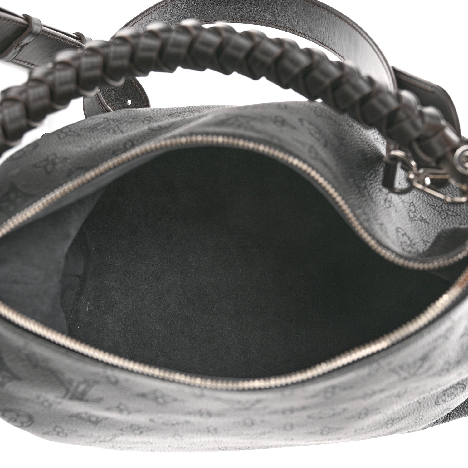 Louis Vuitton Mahina Beaubourg Hobo MM Black 5 of 10