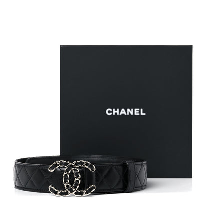 Chanel Caviar Quilted CC Chain Belt 70 28 Black 7 of 7