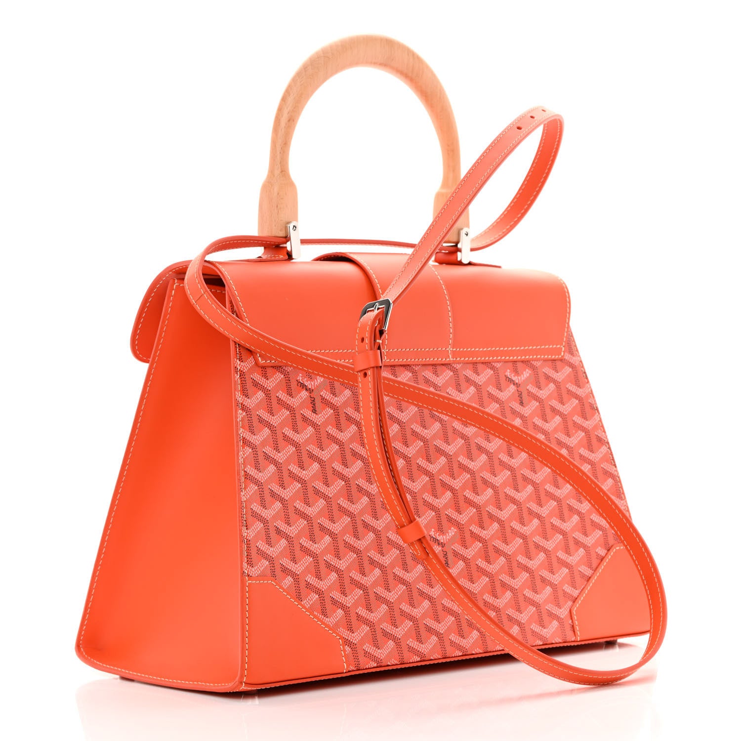 Goyard Goyardine Saigon MM Orange 3 of 10