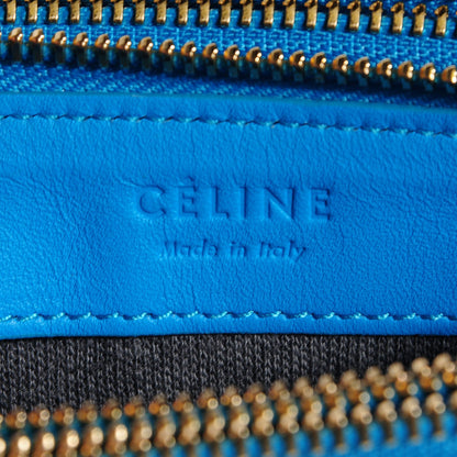 Celine Lambskin Small Trio Crossbody Turquoise 8 of 8