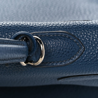 Hermes Togo Kelly Retourne 35 Bleu de Galice 10 of 37