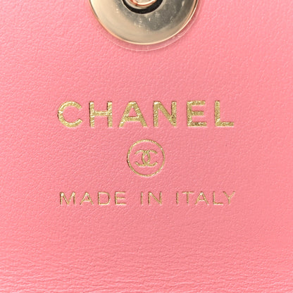 Chanel Tweed Quilted Flap Chain Waist Bag Pink 6 of 13