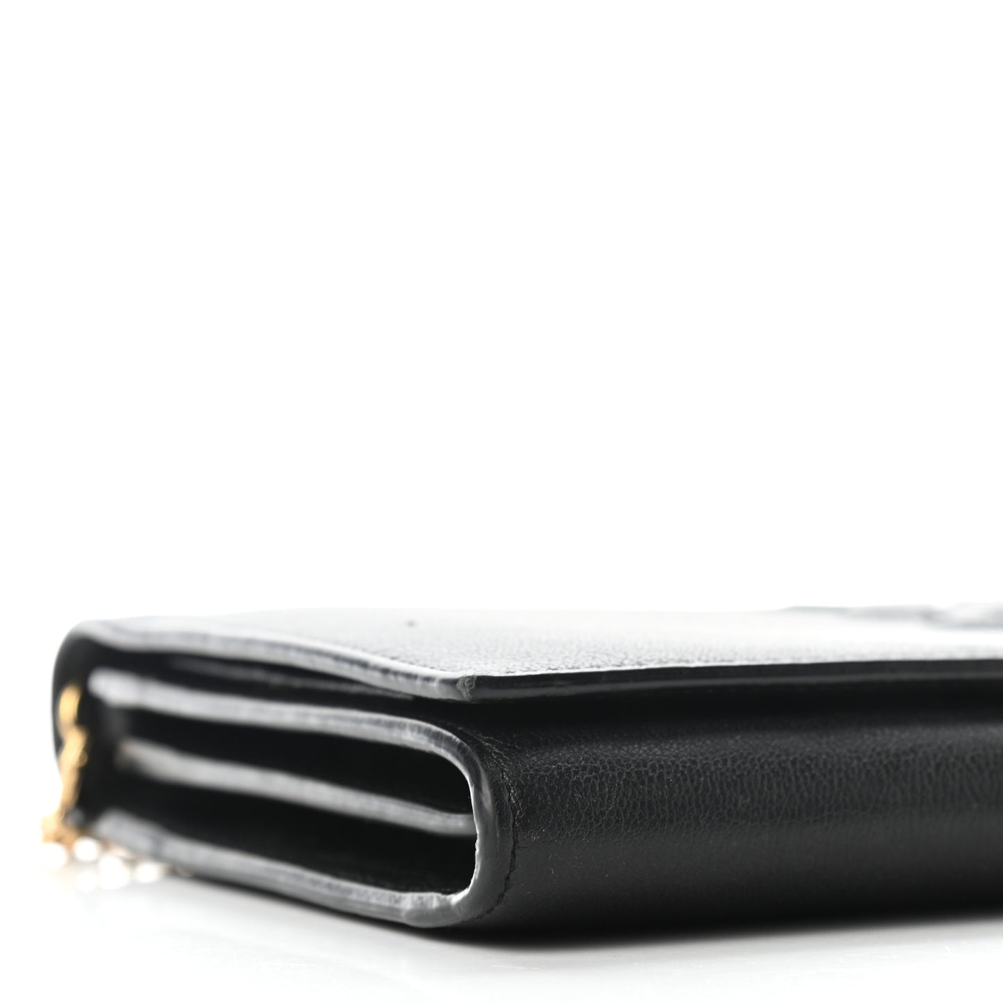 Calfskin Monogram Belle de Jour Chain Clutch Black