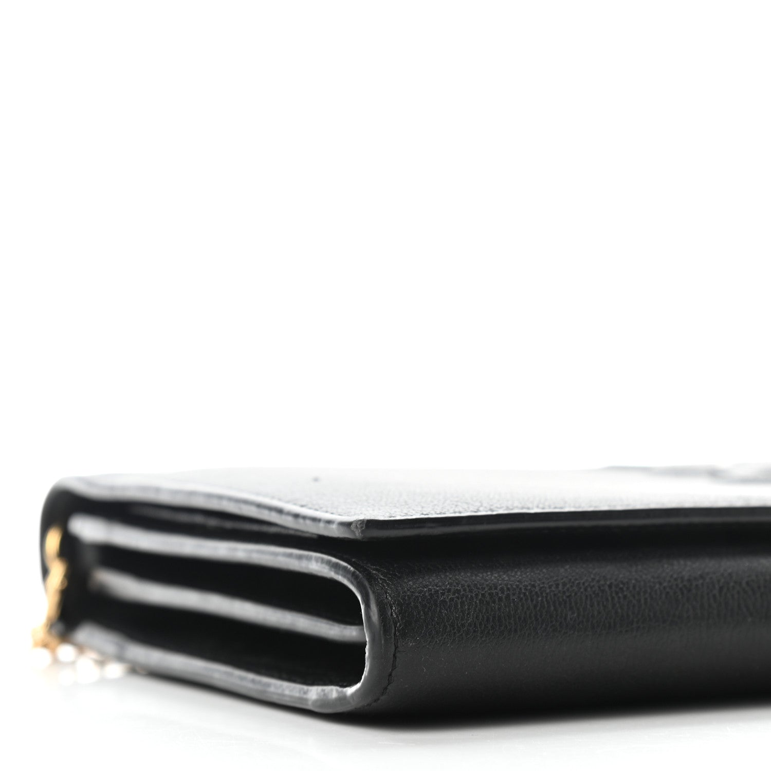 Saint Laurent Calfskin Monogram Belle de Jour Chain Clutch Black 7 of 19
