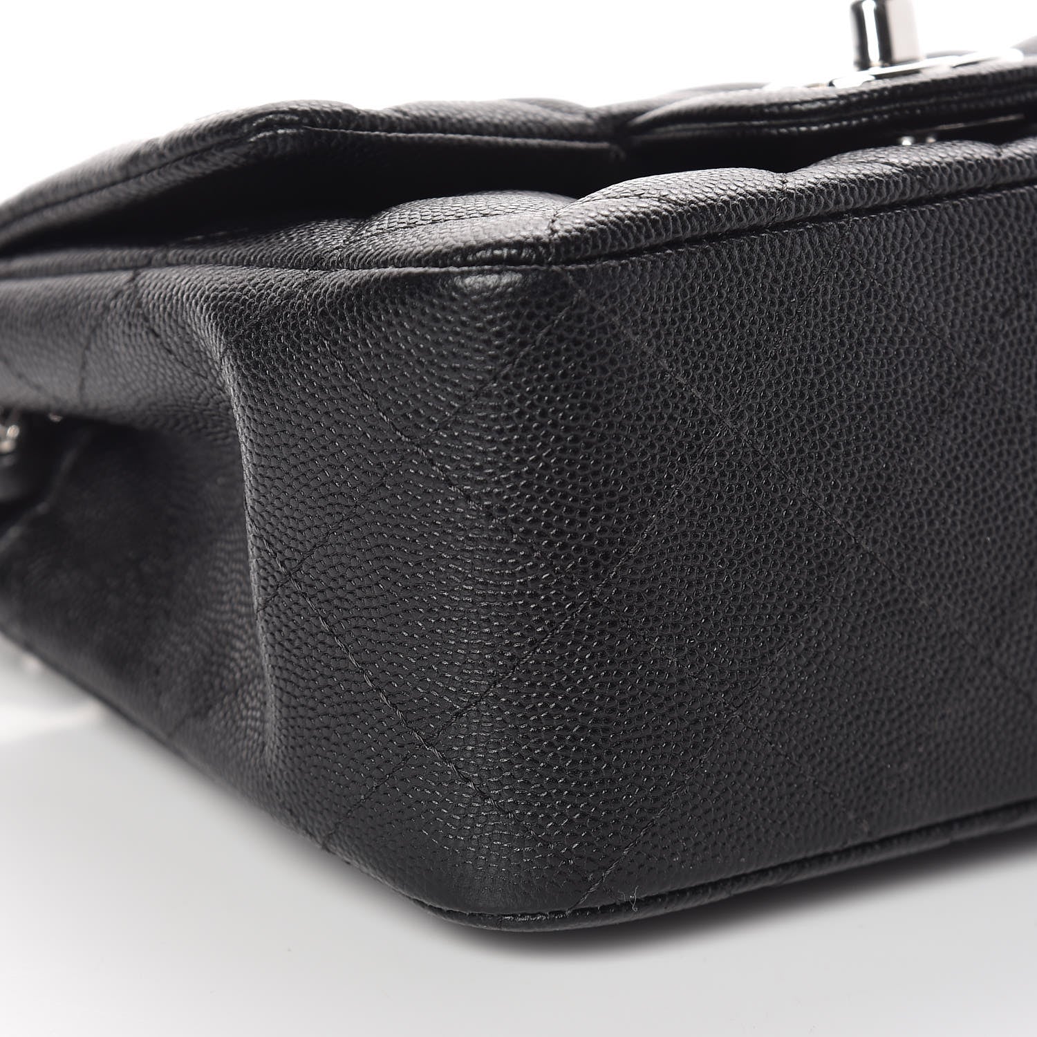 Chanel Caviar Quilted Mini Square Flap Black 10 of 11