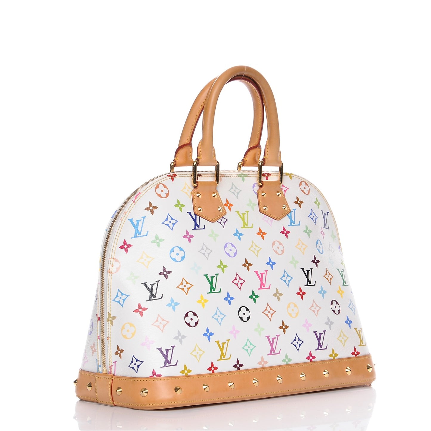 Monogram Multicolor Alma GM White