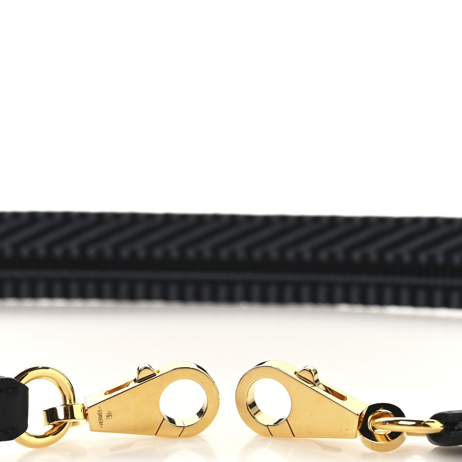 Hermes Toile Swift 25mm Sangle Cavale Shoulder Strap Gris Misty 3 of 5