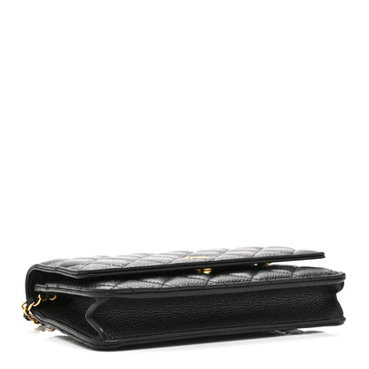 Chanel Caviar Quilted Wallet on Chain WOC Black 4 of 12