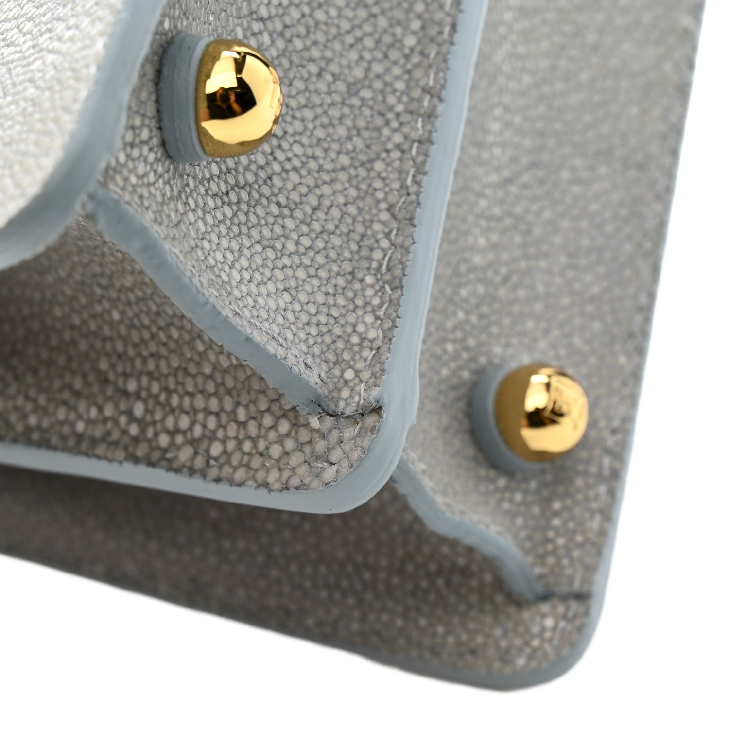 Fendi Stingray Shiny Nappa Petite Peekaboo I SEE U Satchel Anice 13 of 15