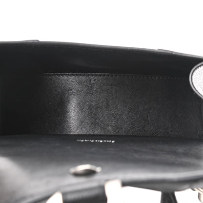 Balenciaga Grained Calfskin Hourglass Top Handle Bag XS Black 5 of 12
