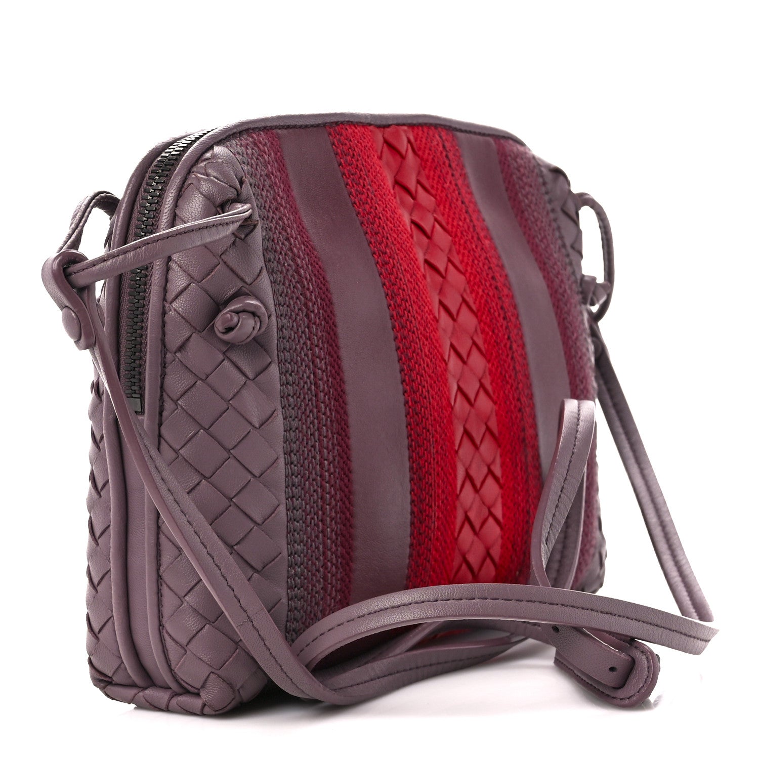 Bottega Veneta Nappa Intrecciato Embroidered Nodini Crossbody Messenger Multicolor 3 of 11