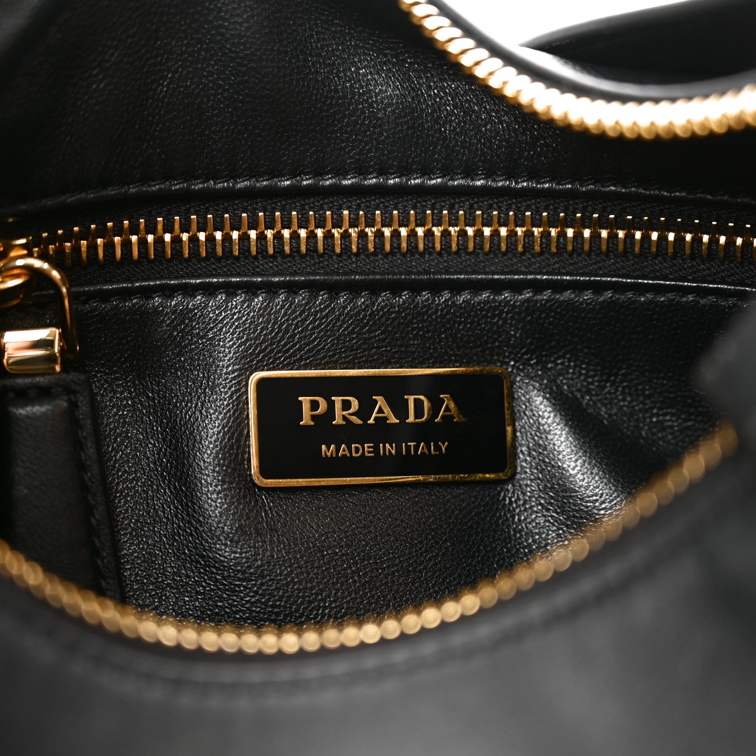 Prada Soft Calfskin Medium Aimee Shoulder Bag Black 6 of 9