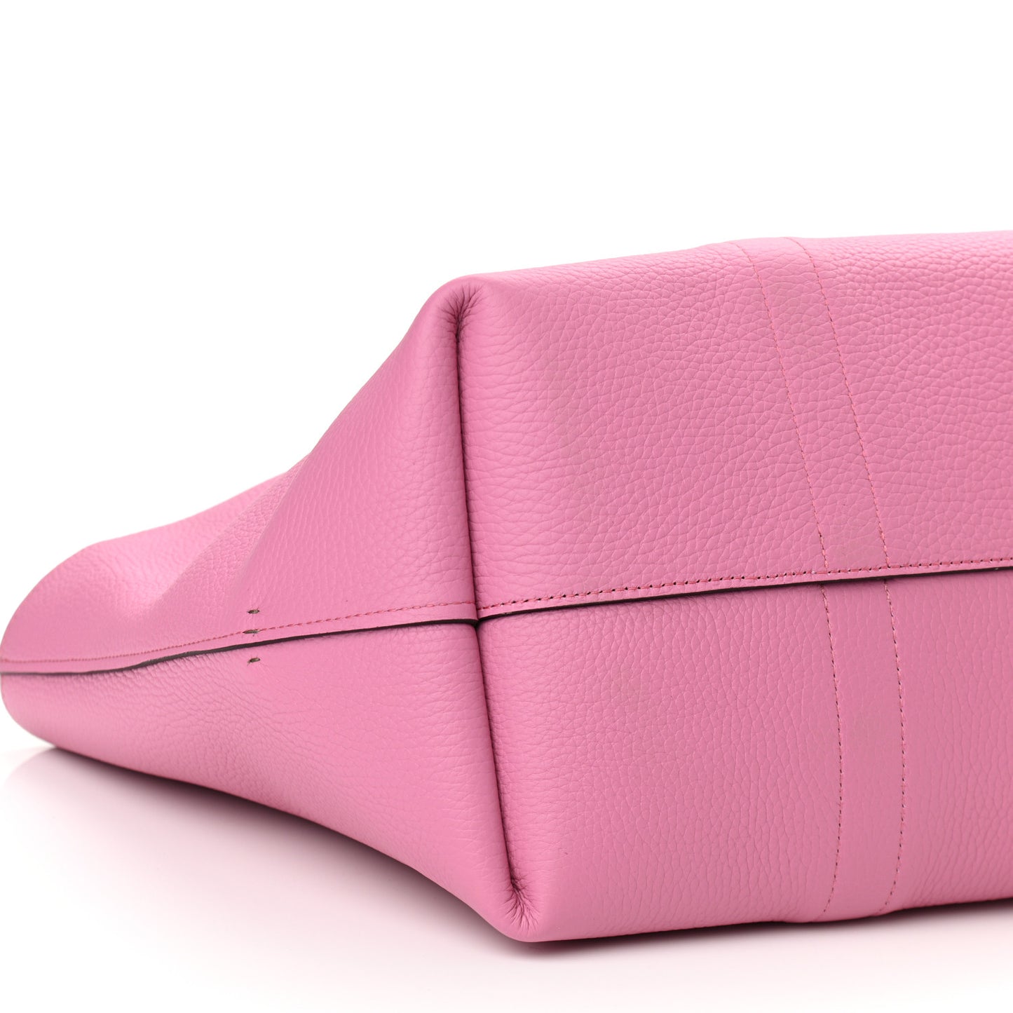 Taurillon Gex Calfskin Duo Tote Regiment Bougainvillier