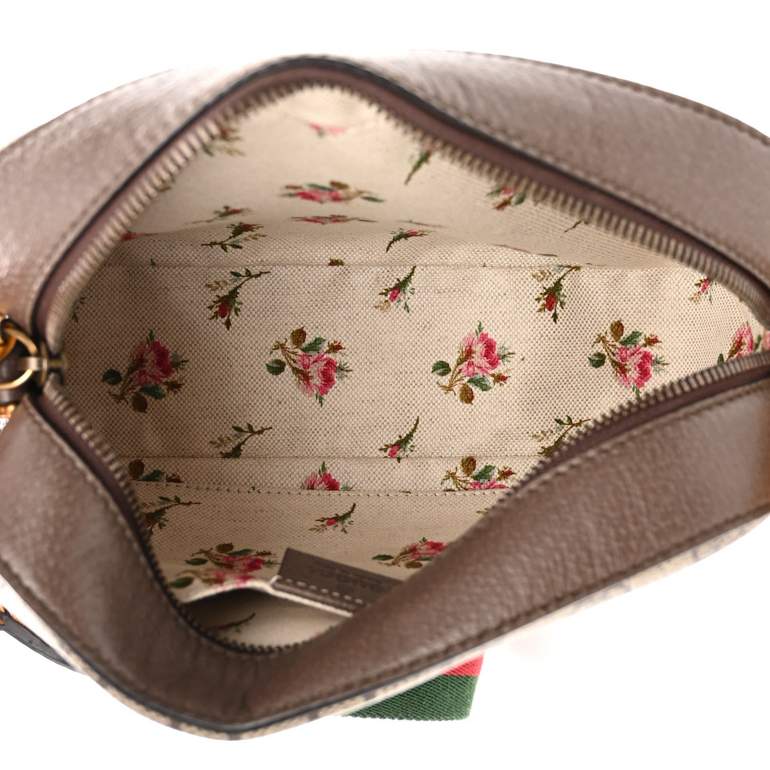 Gucci GG Supreme Monogram Web Neo Vintage Shoulder Bag Beige New Acero Crop 5 of 11