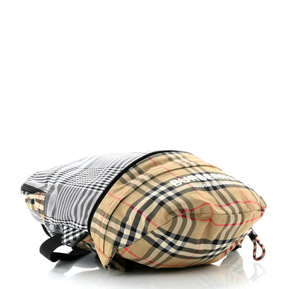 Burberry Nylon Rex Vintage Check Convertible Backpack Bum Bag Archive Beige Grey 4 of 15