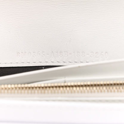 Fendi Vitello Cruise F is Fendi Continental Envelope Wallet on Chain Bianco 7 of 10