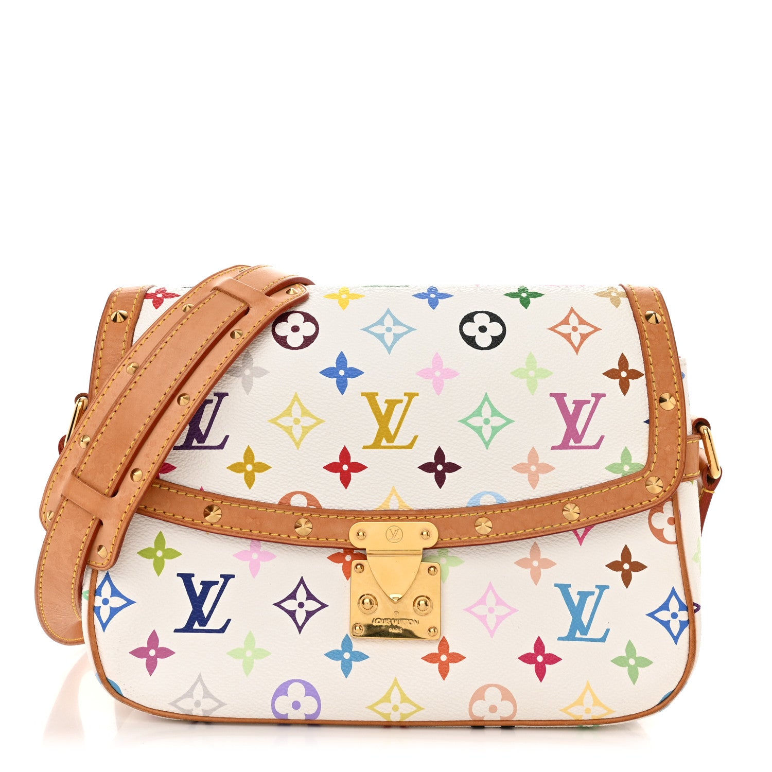 Louis Vuitton Monogram Multicolor Sologne White 1 of 10