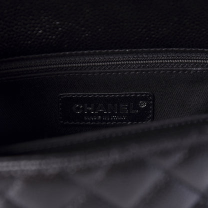 Chanel Caviar Quilted Mini Coco Handle Flap So Black 9 of 12
