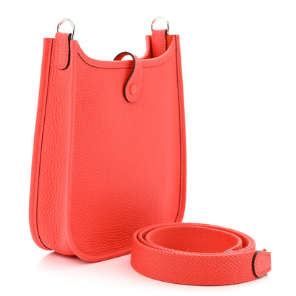 Hermes Taurillon Clemence Evelyne TPM Rose Texas Rose Jaipur 3 of 11