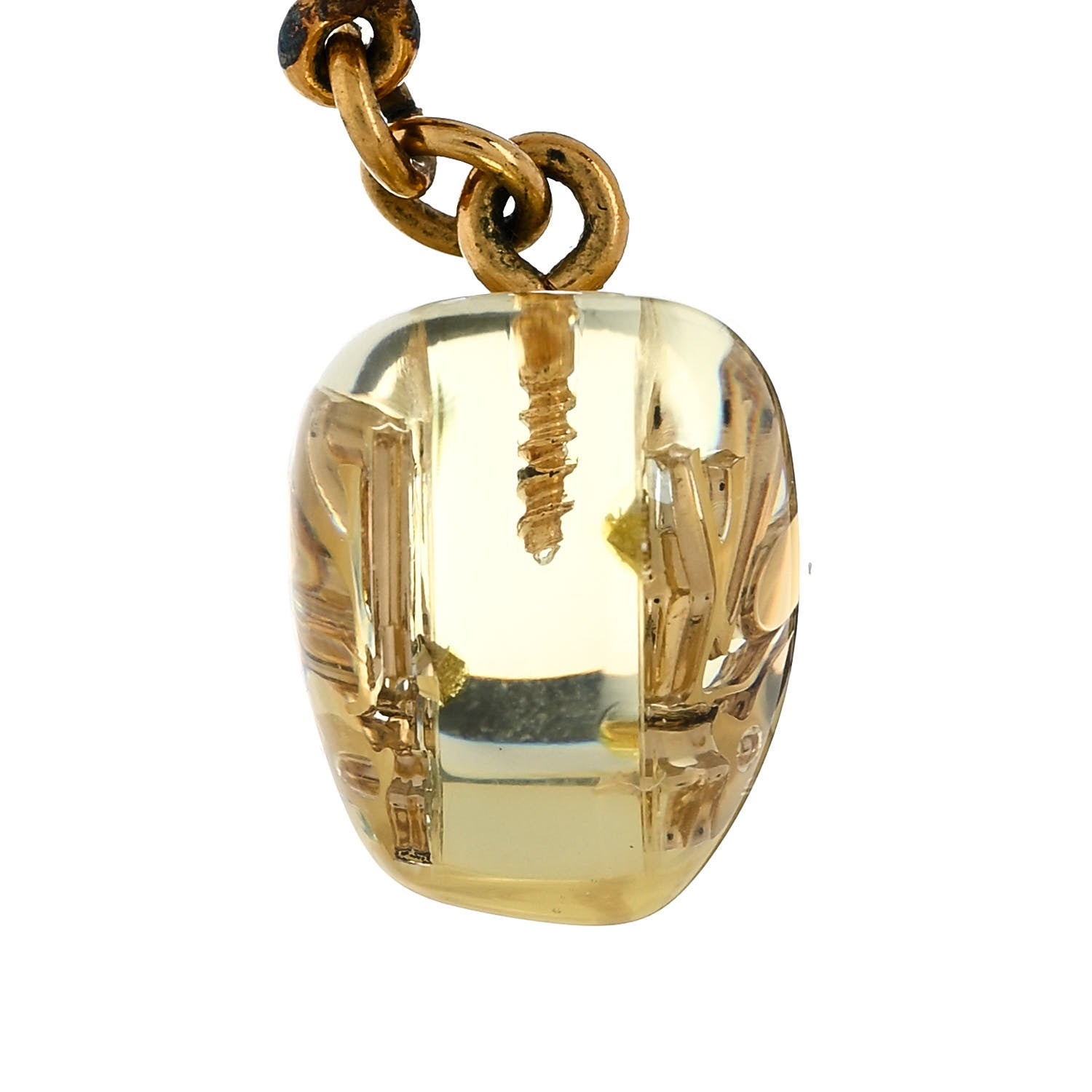 Louis Vuitton Inclusion Heart Earrings Clear 5 of 6