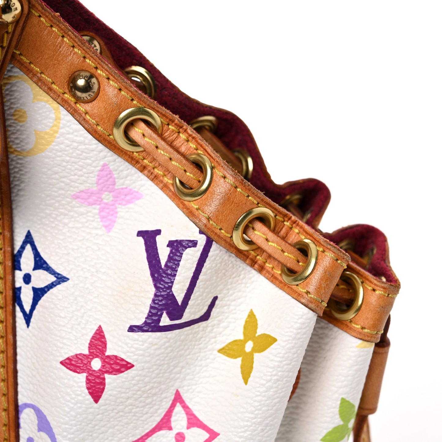 Monogram Multicolor Theda GM White